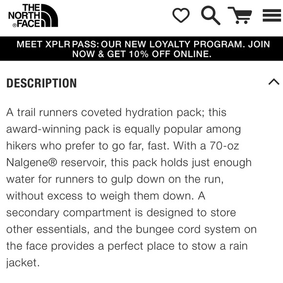 THE NORTH FACE • “Thresher” Hydration Pack - Picture 16 of 16